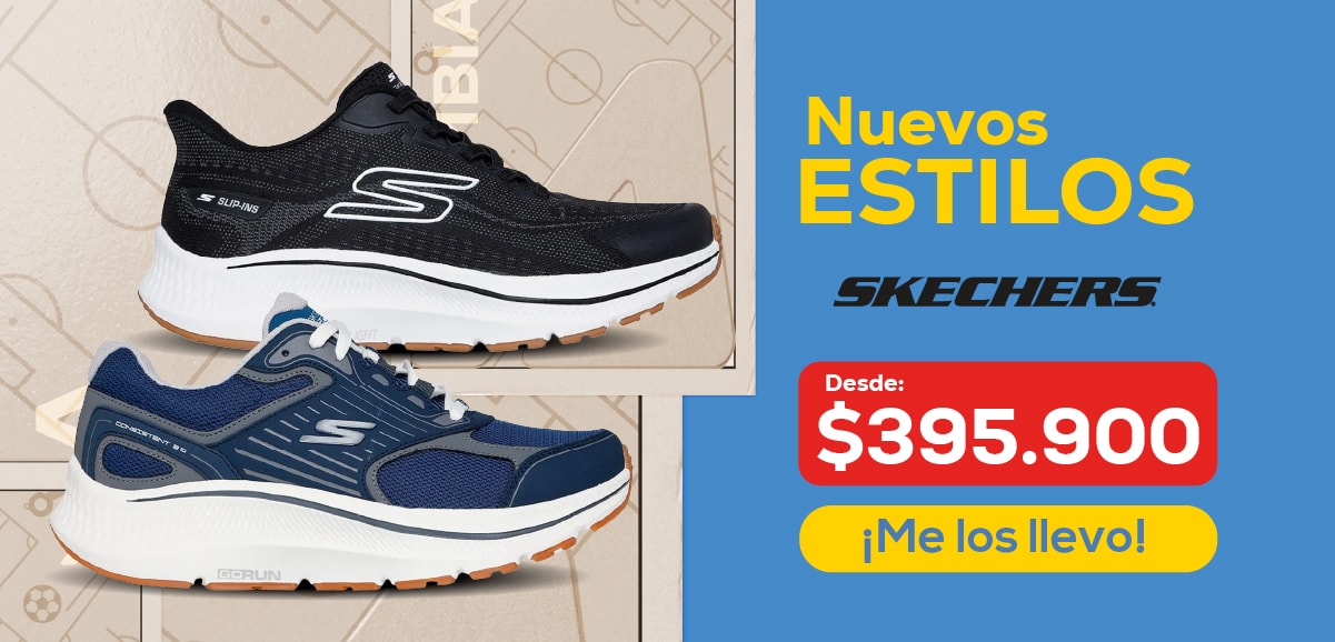 Nuevos ESTILOS SKECHERS Desde: $395.900 ¡Me los llevo!